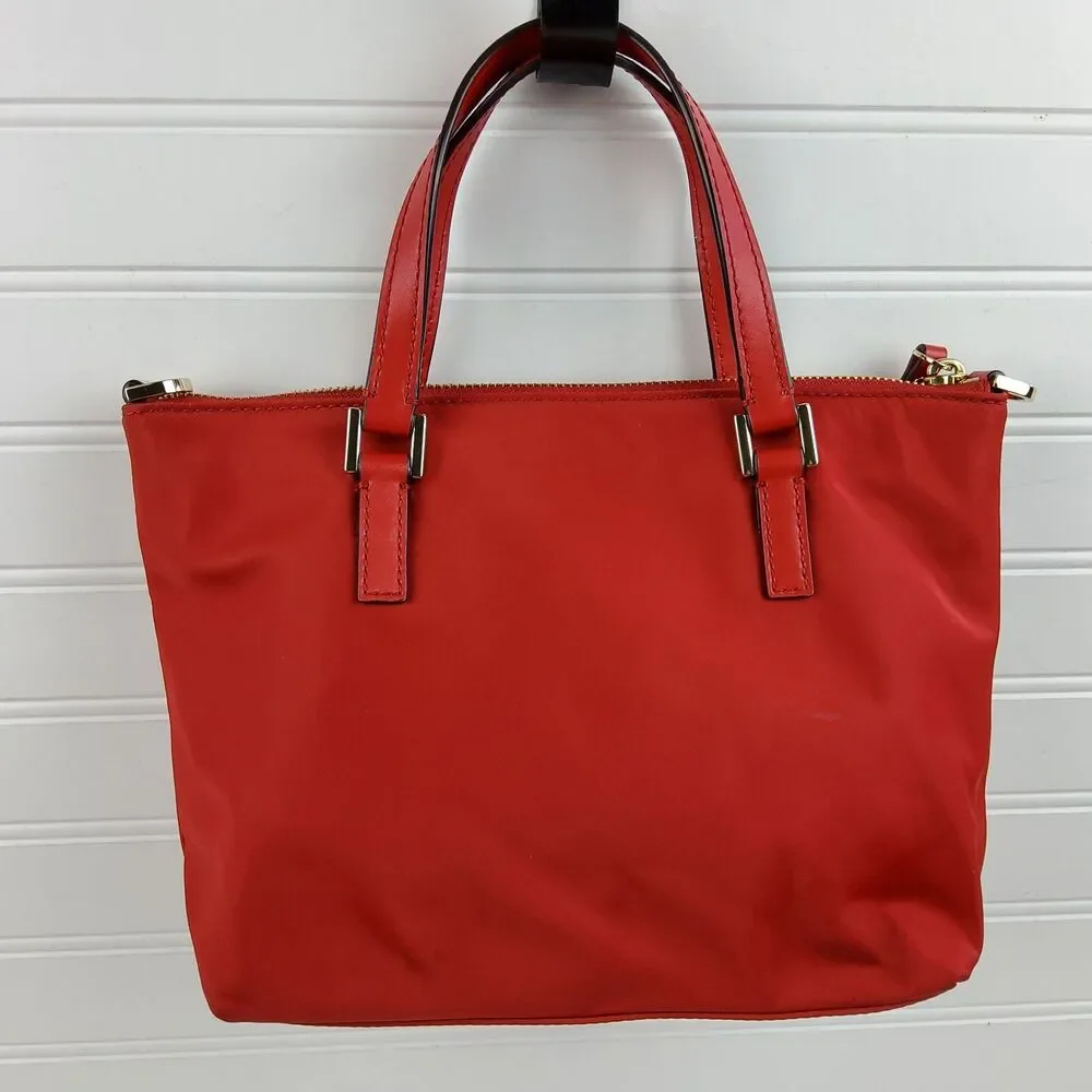 Kate Spade Watson Lane Lucie Satchel Handbag Purse Red